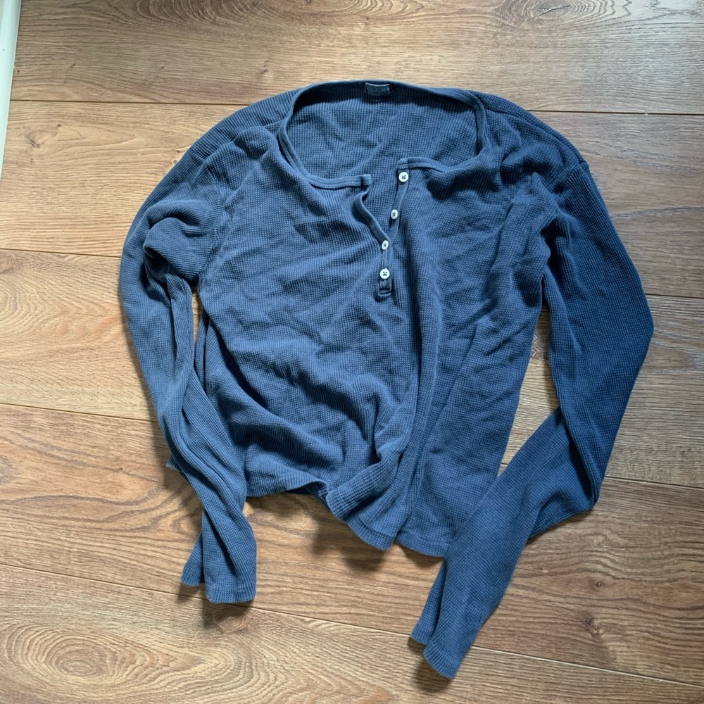 Brandy Melville Half Button Up
